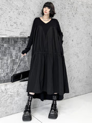 Luxury Avant-Garde Knit Dress