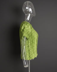 Luxury Crinkled Pleats Top