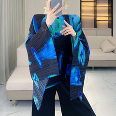 Luxury Plissé Pleat Tunic Shawl