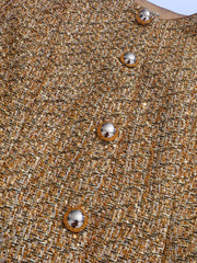 Luxury Tweed Peplum Jacket