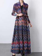Luxury Unique Pleats Formal Coat