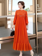 Luxury Formal Plisse Dress