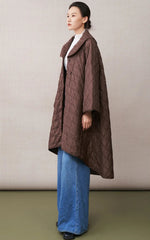 Luxury Asymmetrical Pleated Coat