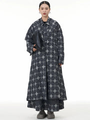 Avant-Garde Geometric Trench Coat
