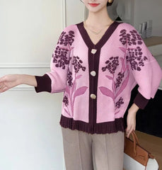 Luxury Pleated Fringe Blouse