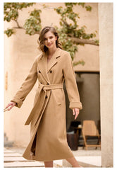 Luxury Cashmere Wool Long Coat