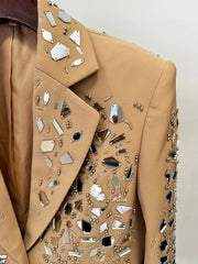 Couture Crystals Shorts & Boyfriend Blazer Suit