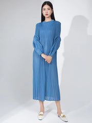 Luxury Pleats Travel Dress