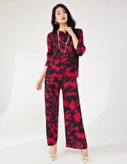 Luxury Formal Pleats Pant Set