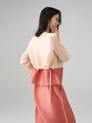 Luxe Plissé Harem Pant Set