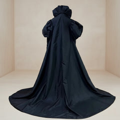 Floor-Length Opera Coat Gown