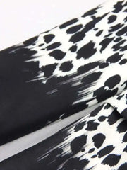 Women's Leopard Boyfriend Tailored Blazer