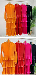 Truly Casual Pleated Blouse Dress