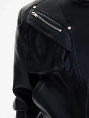 Luxury Biker Men's Faux Leather Jacket