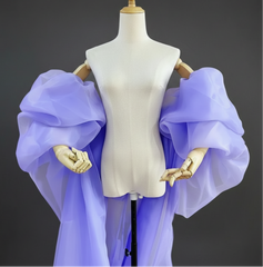 Couture Organza Evening Coat
