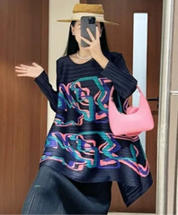 Relaxed Pleated Tunic