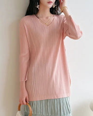 Dressy Sculptural Pleated Top