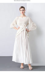 Truly Pleated Top with Luxury Skirt