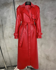 Genuine Sheepskin Couture Trench Coat