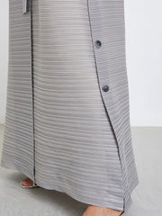 Premium Long Pleated Coat