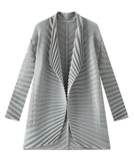 Women’s Plissé Shawl Coat
