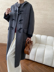 Women's Classic Wool Blend Duffel Coat