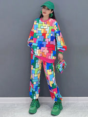 HEYFANCYSTYLE Tetris Prestige Sweatsuit Set