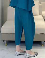Luxury Plissé Harem Pants