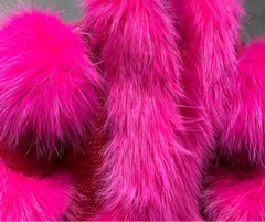 Couture Sheepskin & Fox Fur Coat