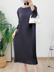 Truly Pleated Asymmetrical Everyday Dress