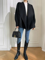 Luxury Thick Double-Knit Cardigan