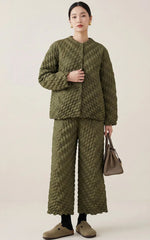 Luxury Pleats Top & Pant Set