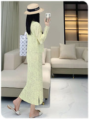 Truly Pleated Cardigan & Dress Set
