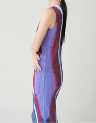 Luxury Pleated Sleeveless Dress
