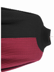 Asymmetric High-Neck Tunic