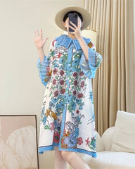 Luxury Travel Pleats Tunic