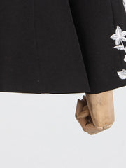 Luxury Floral Embroidered Blazer
