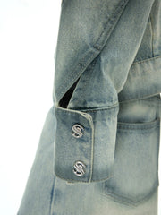 Men's Wash Denim Balloon Jeans