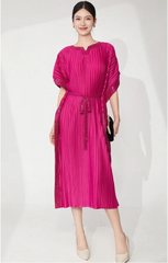 Stretchy Japanese Plissé Dress