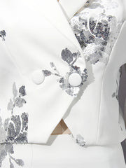Luxe Formal Sequin Skirt & Blazer