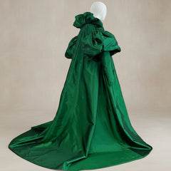 Floor-Length Opera Coat Gown