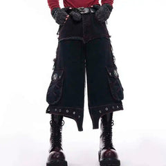 Men's Luxury Denim Wide-Leg Jeans