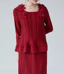 Luxury Pleats 2-Piece Set