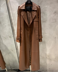 Genuine Sheepskin Couture Trench Coat