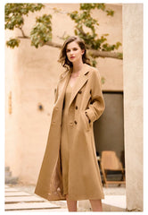 Luxury Cashmere Wool Long Coat