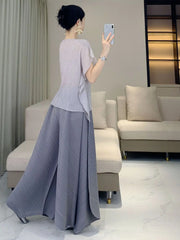 Truly Pleated High-Waisted Pants