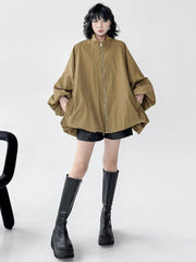 Luxe Oversized Balloon Sleeve Jacket