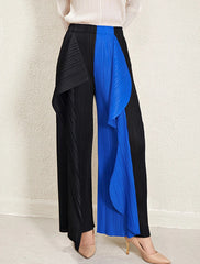 Luxury Plissé Ruffle Trousers