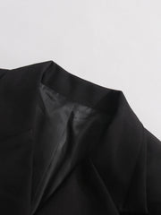 Luxury Asymmetric Fringe Blazer