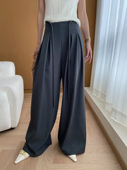 Luxe Wide-Leg High Waist Trousers